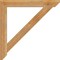 Ekena Millwork Traditional Slat Rough Sawn Bracket, Western Red Cedar, 4"W x 36"D x 36"H BKT04X36X36TRA06RWR - alternate 2